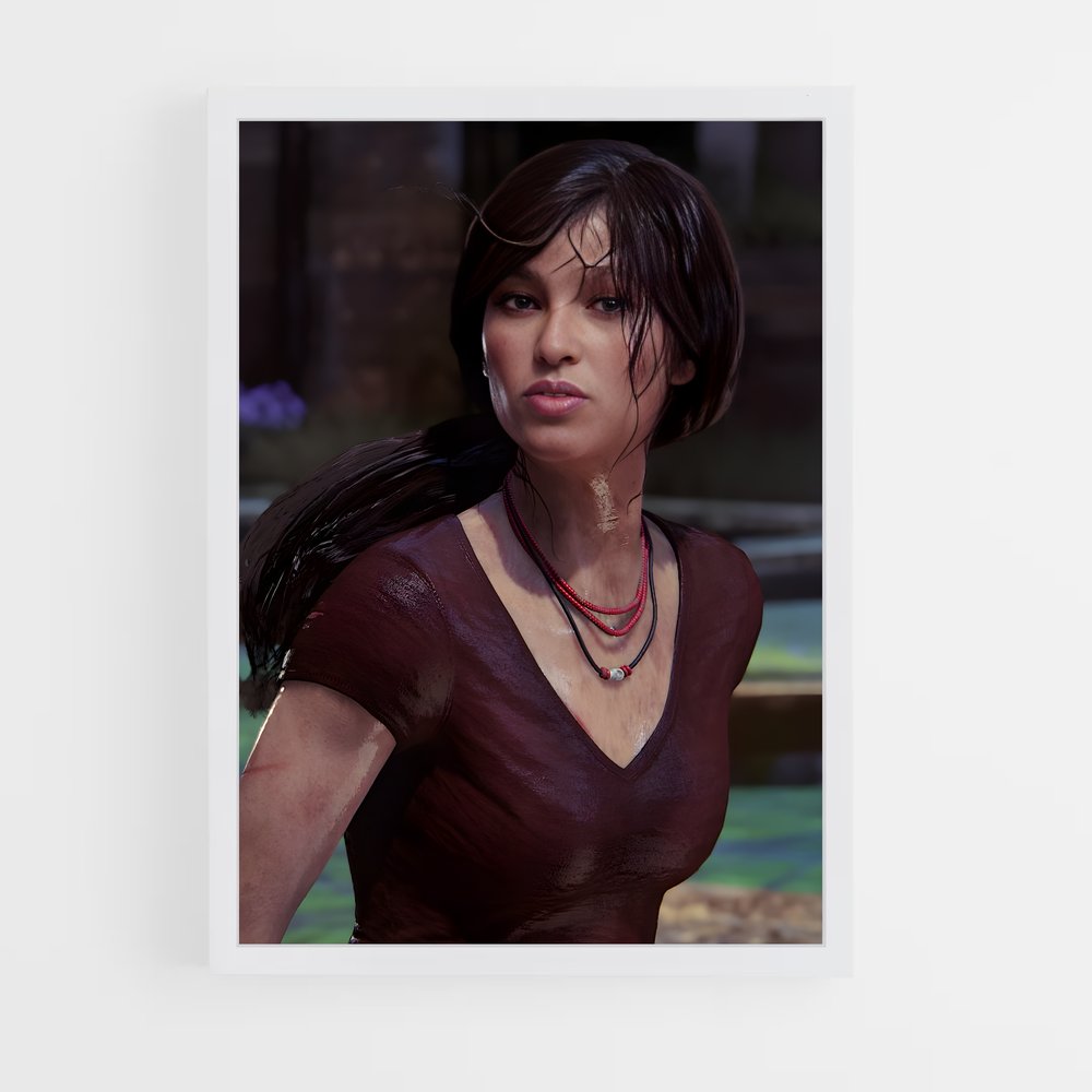 Poster L'Aventure de Chloe – affiche Uncharted (vue 3)